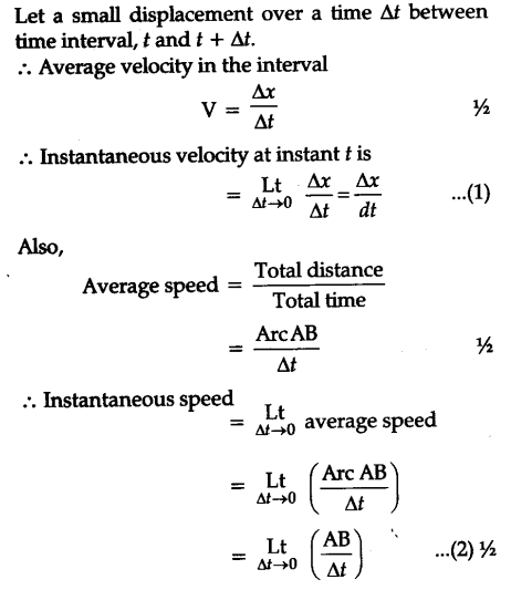 what is average velocity class 11