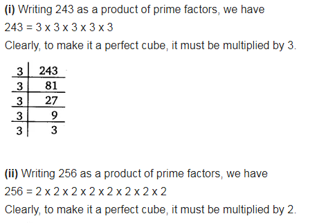 Is 243 A Perfect Cube? CUBES AND CUBE ROOTS MATHS NCERT