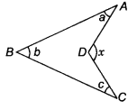 In the given figure, prove that x - a + b + c - CBSE Class 9 Maths ...