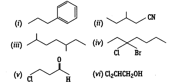 What Is The Iupac Name For The Following Structure Quizlet