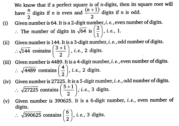 Find The Square Of The Following Numbers Worksheet