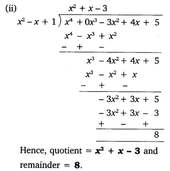 Divide The Polynomial P X By The Polynomial G X And Find The Quotient And Remainder In Cbse Class 10 Maths Learn Cbse Forum