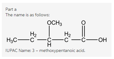 write the iupac names of the following carboxylic acids