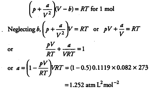 The compression factor (Z) Co, 7°C and 100 atm is 0.21. Calculate the  volume of a 4 mole sample of co, same temperature and pressure (use R =  0.08 L. atm/K.mol (1)