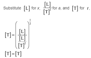 Which Of The Following Equations Are Dimensionally Consistent A X Vt B C T 2x A 1 2 Home Work Help Learn Cbse Forum