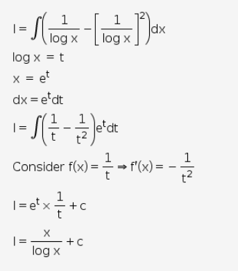 Integration 1 Log X 1 Log X 2 Dx Explain In Great Detail And Give Full Solution Cbse Class 12 Maths Learn Cbse Forum