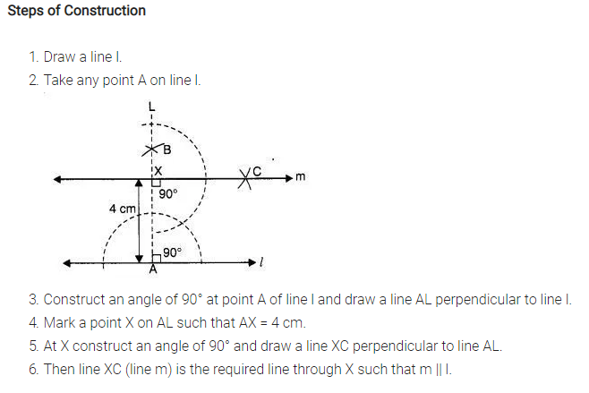How to Construct a Perpendicular Line to a Given Line Through Point on the  Line