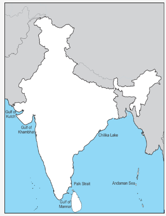 Water Bodies Map Of India - United States Map