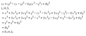 Prove That X Y 3 X Y 3 6y X2 Y2 8y3 Cbse Class 9 Maths Learn Cbse Forum