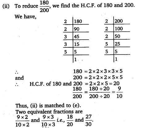 Match The Equivalent Fractions And Write Two More For Each Cbse Class 6 Maths Learn Cbse Forum