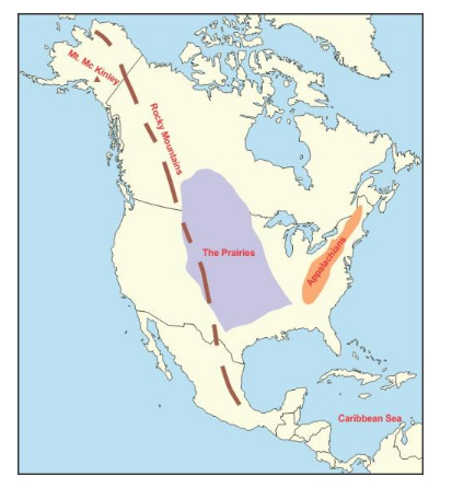 Rocky Mountains Map North America - Bb0ad3f81c9af2a226f7aa38b7b2be4591402364
